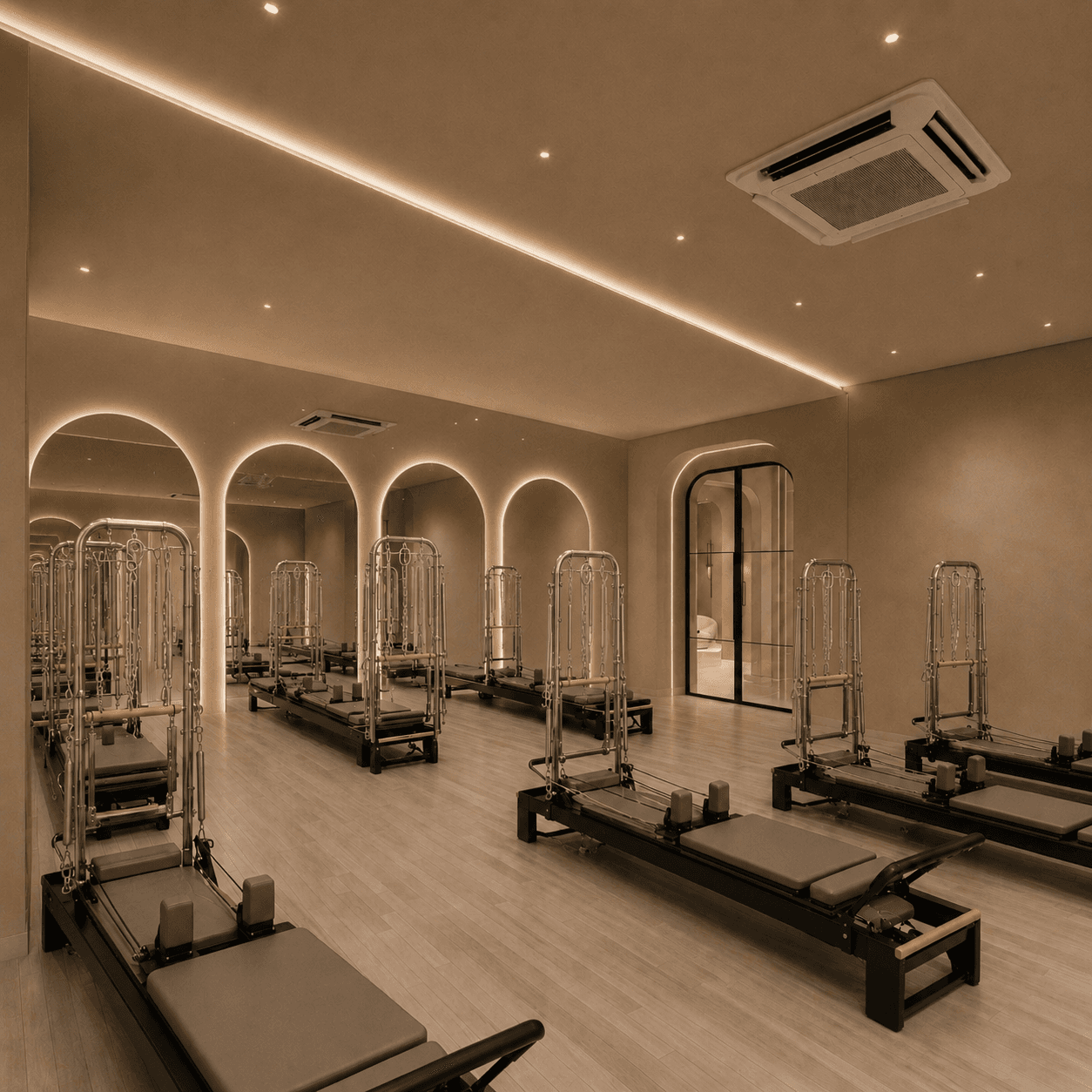 The reformer studio at Ignite + Aliign, Ulsoor Lake