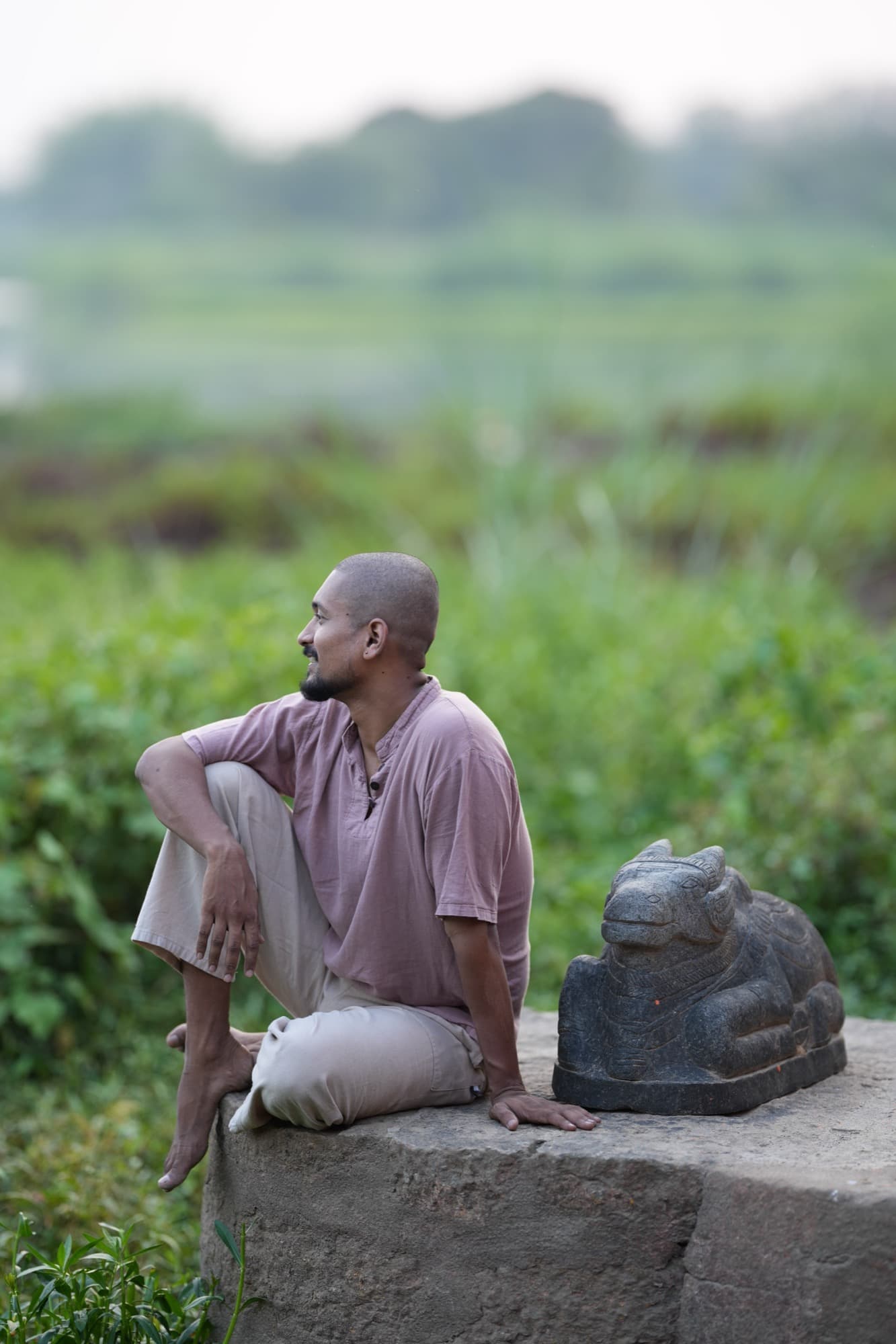 Vishnu Sharma, who teaches Mysore-style Ashtanga at Ignite + Aliign, Ulsoor Lake